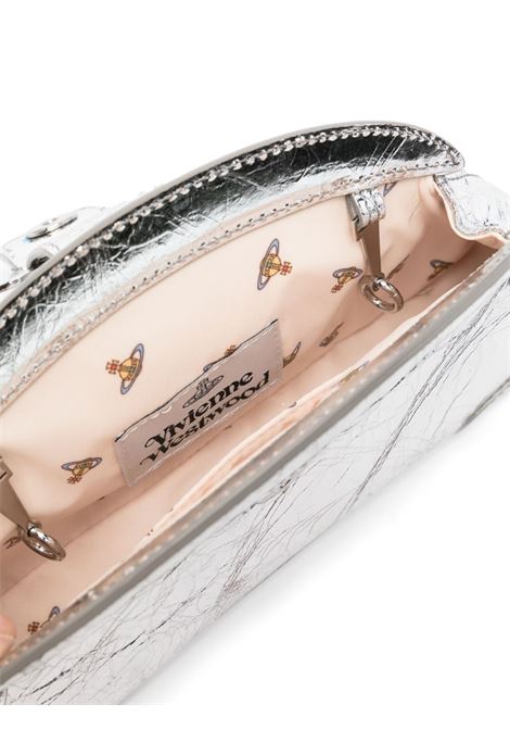 Borsa clutch amber in argento vivienne westwood - donna VIVIENNE WESTWOOD | 49020003WLA007Q401